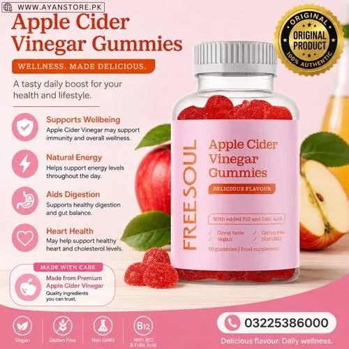 Free Soul Apple Cider Vinegar Gummies in Pakistan