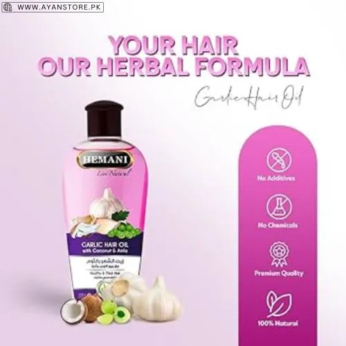 Garlic Herbal Hair Oil Price In Pakistan