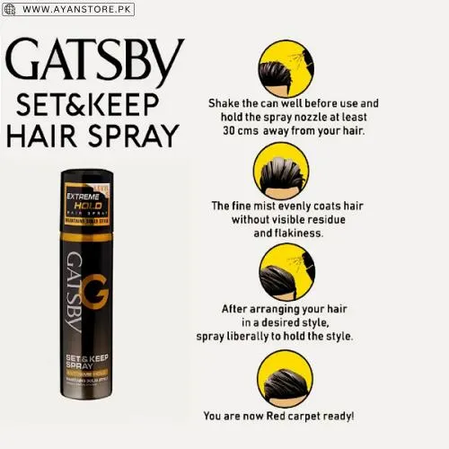Gatsby Set & Keep Extreme Hold Hair Spray