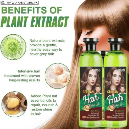 German Hair Color Gel Dark Brown