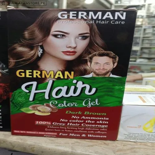 German Hair Color Gel Dark Brown