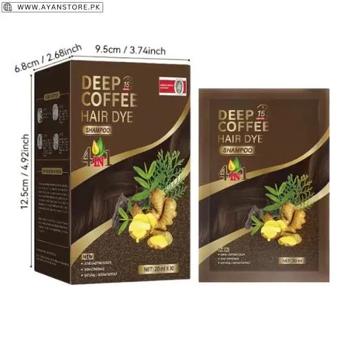 Ginger 4-in-1 Hair Dye Shampoo