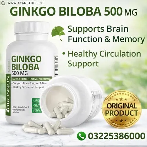 Ginkgo Biloba 500mg Capsules in Pakistan