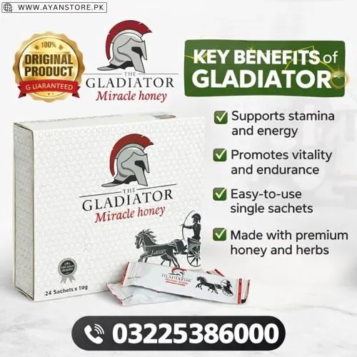 Gladiator Miracle Royal Honey in Pakistan