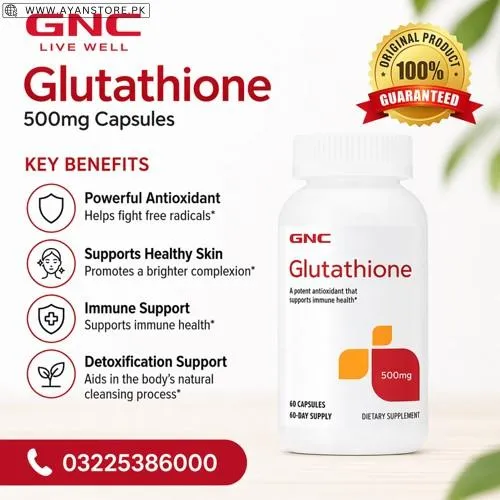 GNC Glutathione 500mg Capsules in Pakistan