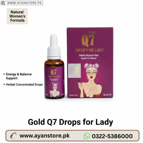 Gold Q7 Drops for Lady in Pakistan