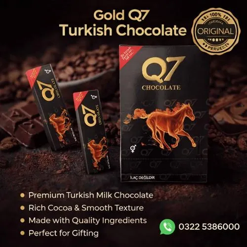 Gold Q7 Turkish Chocolate in Pakistan