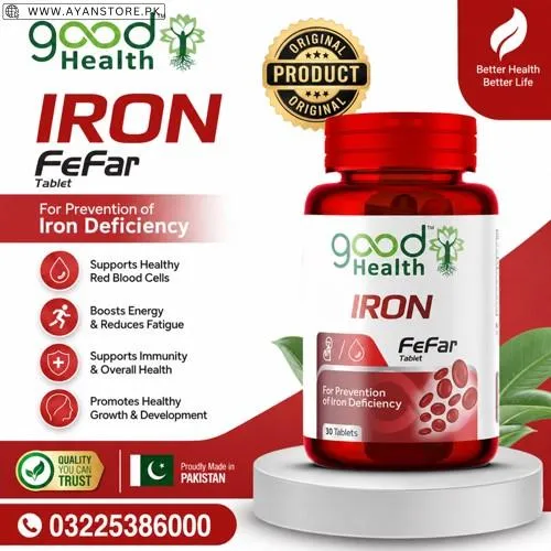 Good Health Fefar Iron Tablets in Pakistan