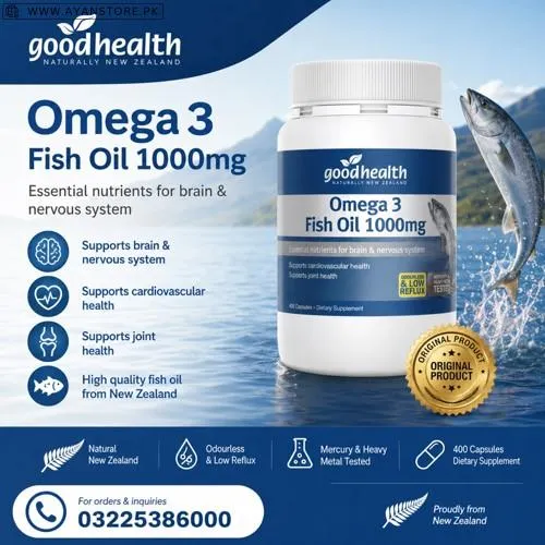 Good Health Omega 3 Fish Oil 1000mg in Pakistan