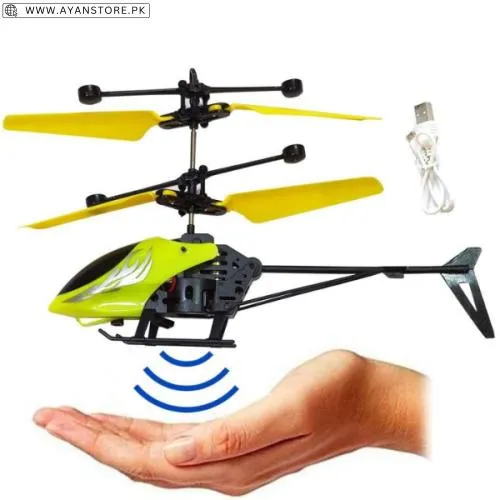 Hand Induction Control Flying Helicopter