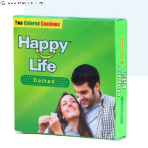 Happy Life Dotted Two Colored