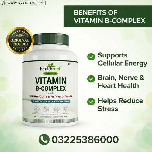 Healthreef Plant-based Vitamin B-complex Capsules in Pakistan