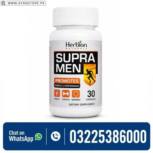 Herbion Naturals Supra Men Capsules in Pakistan