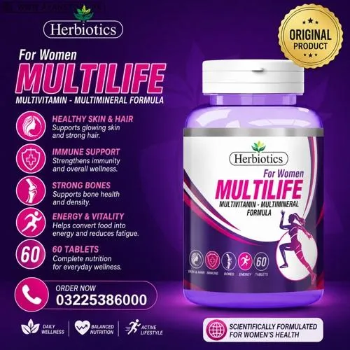Herbiotics Multilife Women Multivitamin in Pakistan