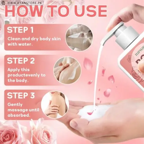 Hjphjp Rose Body Lotion