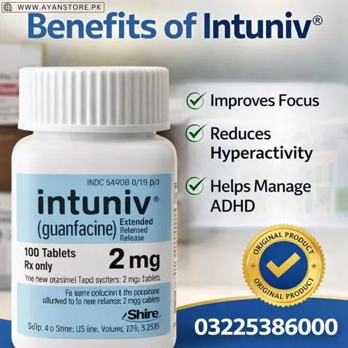 Intuniv Guanfacine 2mg Tablets in Pakistan
