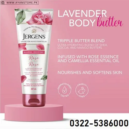 Jergens Rose Body Butter Lotion In Pakistan