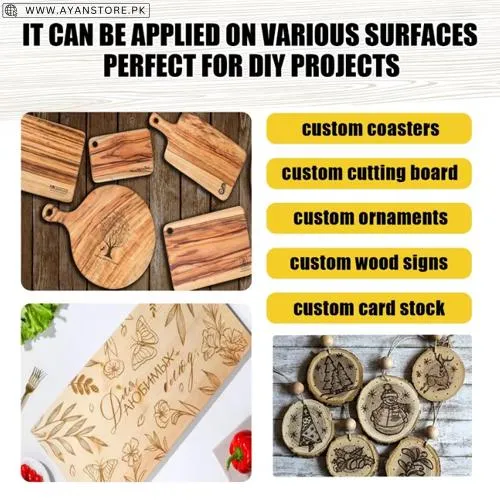 Jue-fish Wooden Burning Marker