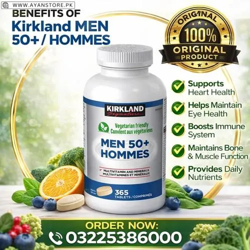 Kirkland Signature Men 50+ Hommes Tablets in Pakistan