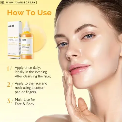 Kojic Acid & Turmeric Brightening Toner Serum