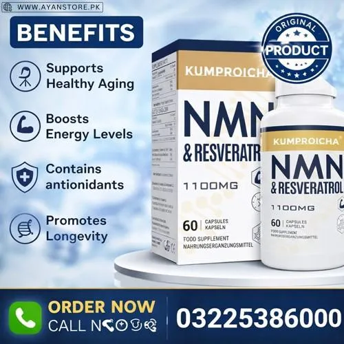Kumproicha NMN & Resveratrol 1100mg Capsules in Pakistan