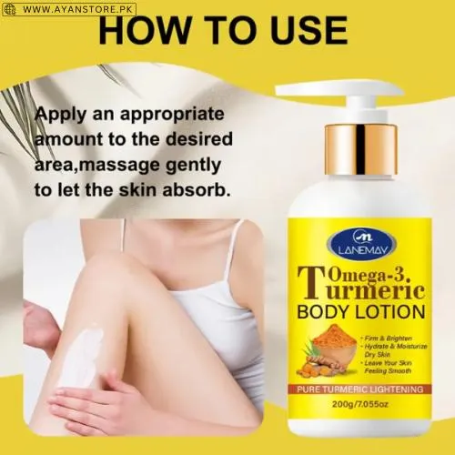 Lanemay Omega-3 Turmeric Body Lotion