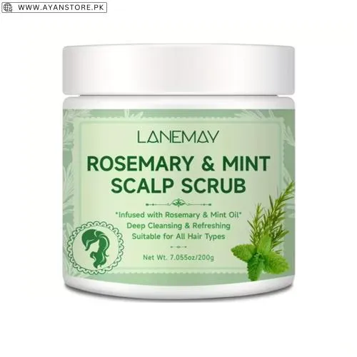 Lanemay Rosemary & Mint Scalp Scrub