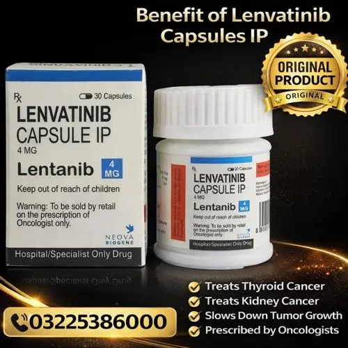 Lenvatinib Capsules IP 4 mg in Pakistan
