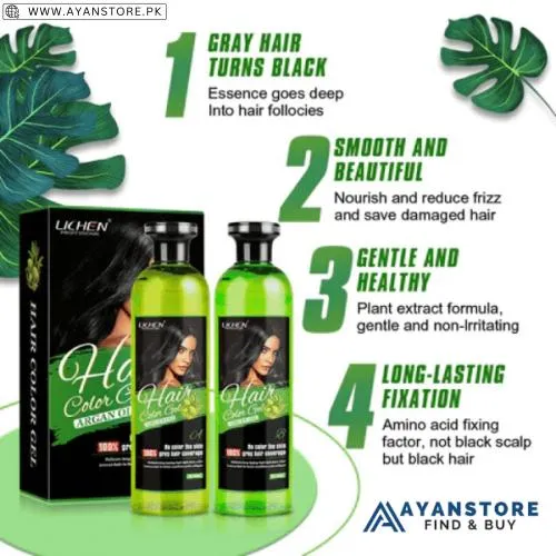 Lichen Black Hair Color Gel In Pakistan