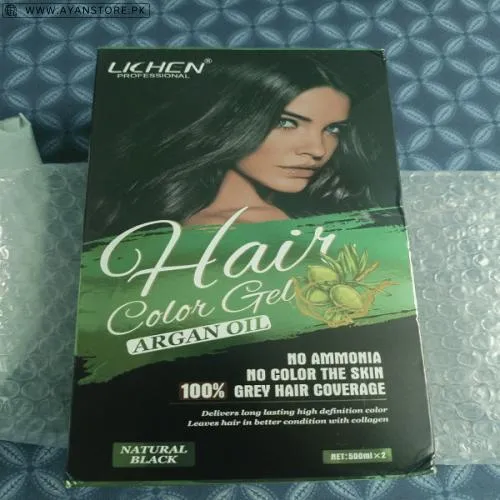Lichen Black Hair Color Gel In Pakistan