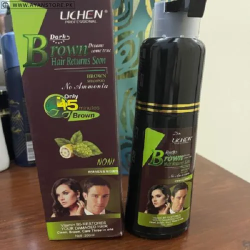Lichen Dark Brown Hair Shampoo In Pakistan