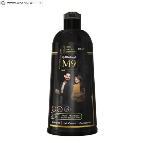 M9 Instant Hair Colour Shampoo 