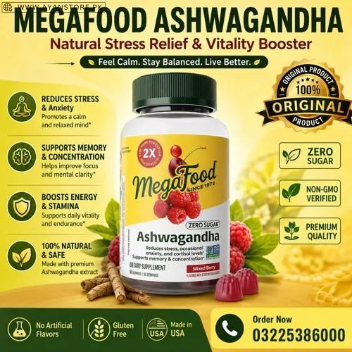 MegaFood Zero Sugar Ashwagandha Gummies in Pakistan