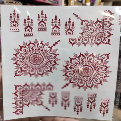 Mehndi Stickers 