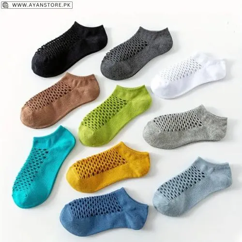Men Cotton Mesh No Show Socks  Men Cotton Mesh No Show Socks