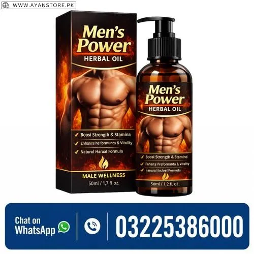 Men's Power Herbal Oil in Pakistan