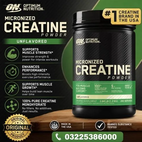 Micronized Creatine Powder in Pakistan