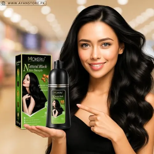 Mokeru Argan Hair Dye Shampoo