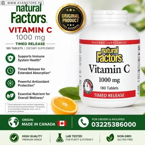 Natural Factors Vitamin C 1000mg Tablets in Pakistan