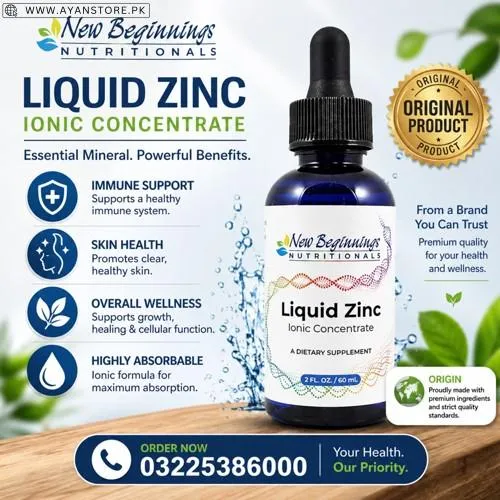 New Beginnings Nutritionals Liquid Zinc Oil in Pakistan