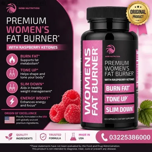 Nobi Nutrition Premium Women's Fat Burner Capsules in Pakistan