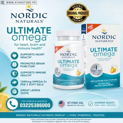 Nordic Naturals Ultimate Omega fish oil Softgels in Pakistan