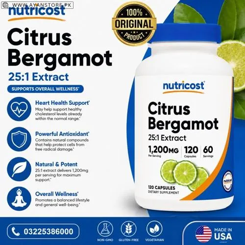 Nutricost Citrus Bergamot Capsules in Pakistan