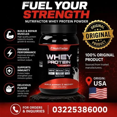 Nutrifactor Whey Protein Powder in Pakistan