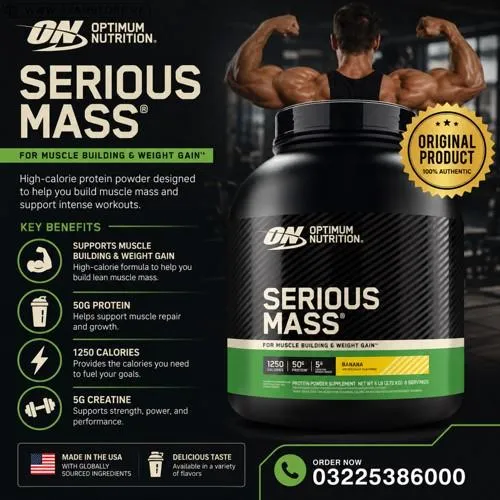 Optimum Nutrition Serious Mass Powder in Pakistan