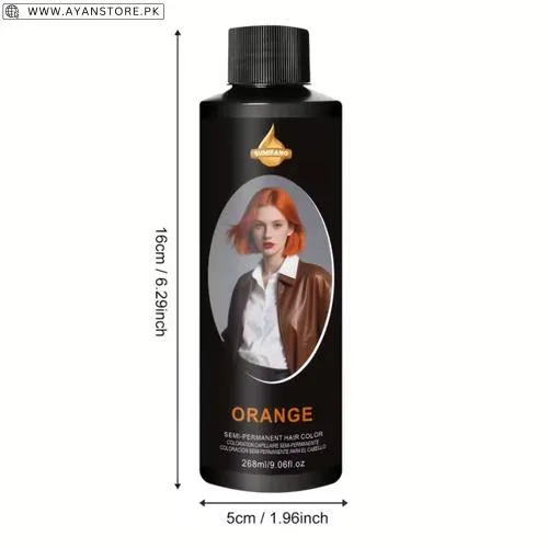 Orange Herbal Semi-permanent Hair Dye