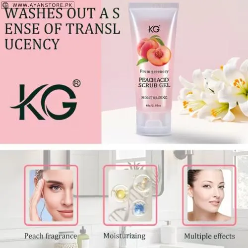 Peach Acid Scrub Gel