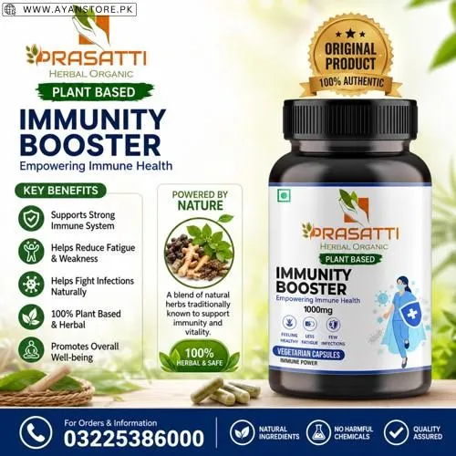 Prasatti Herbal Organic Immunity Booster Capsules in Pakistan