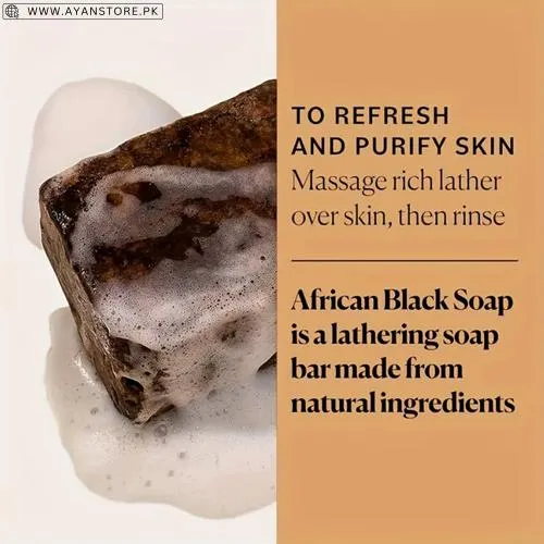 Premium Natural Handmade African Black Soap