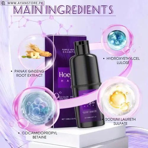 Purple Hair Dye Shampoo